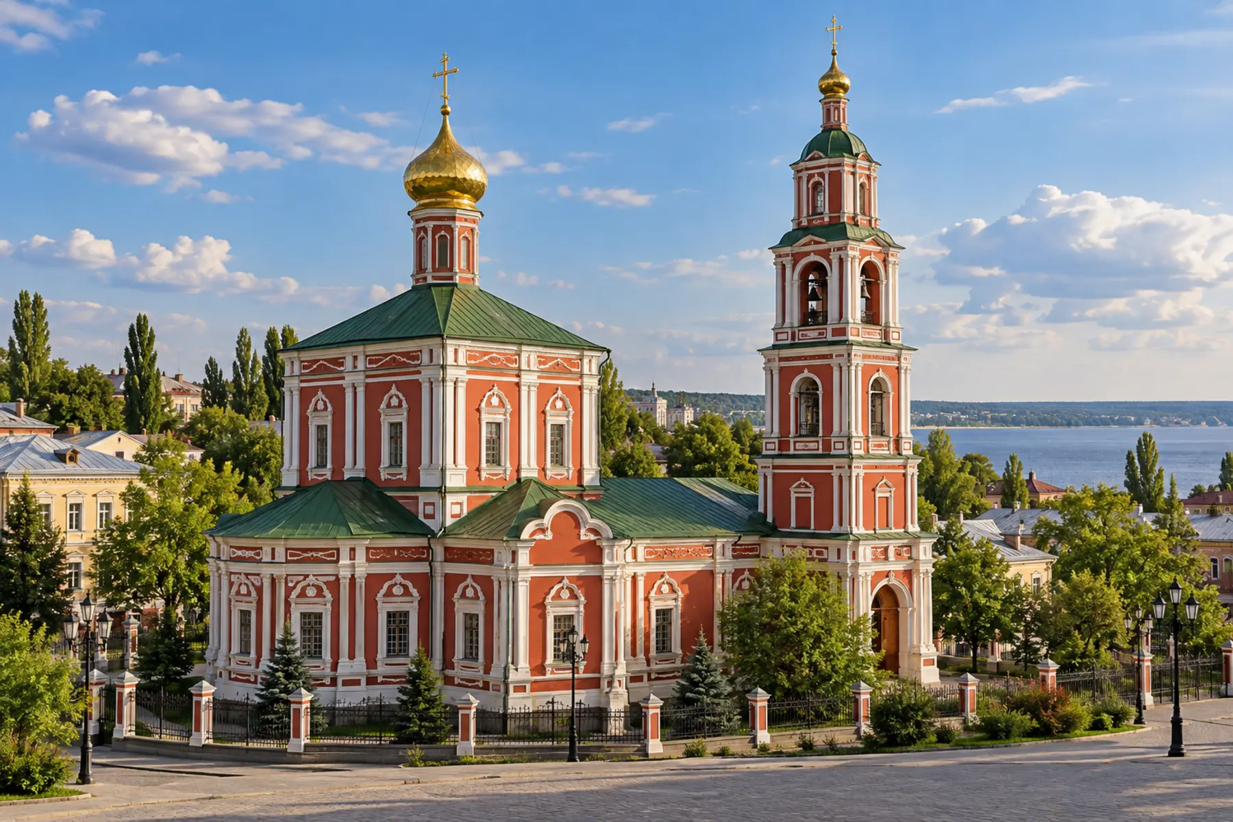 Свято-Троицкий кафедральный собор — иллюстрация, не документальное фото объекта.