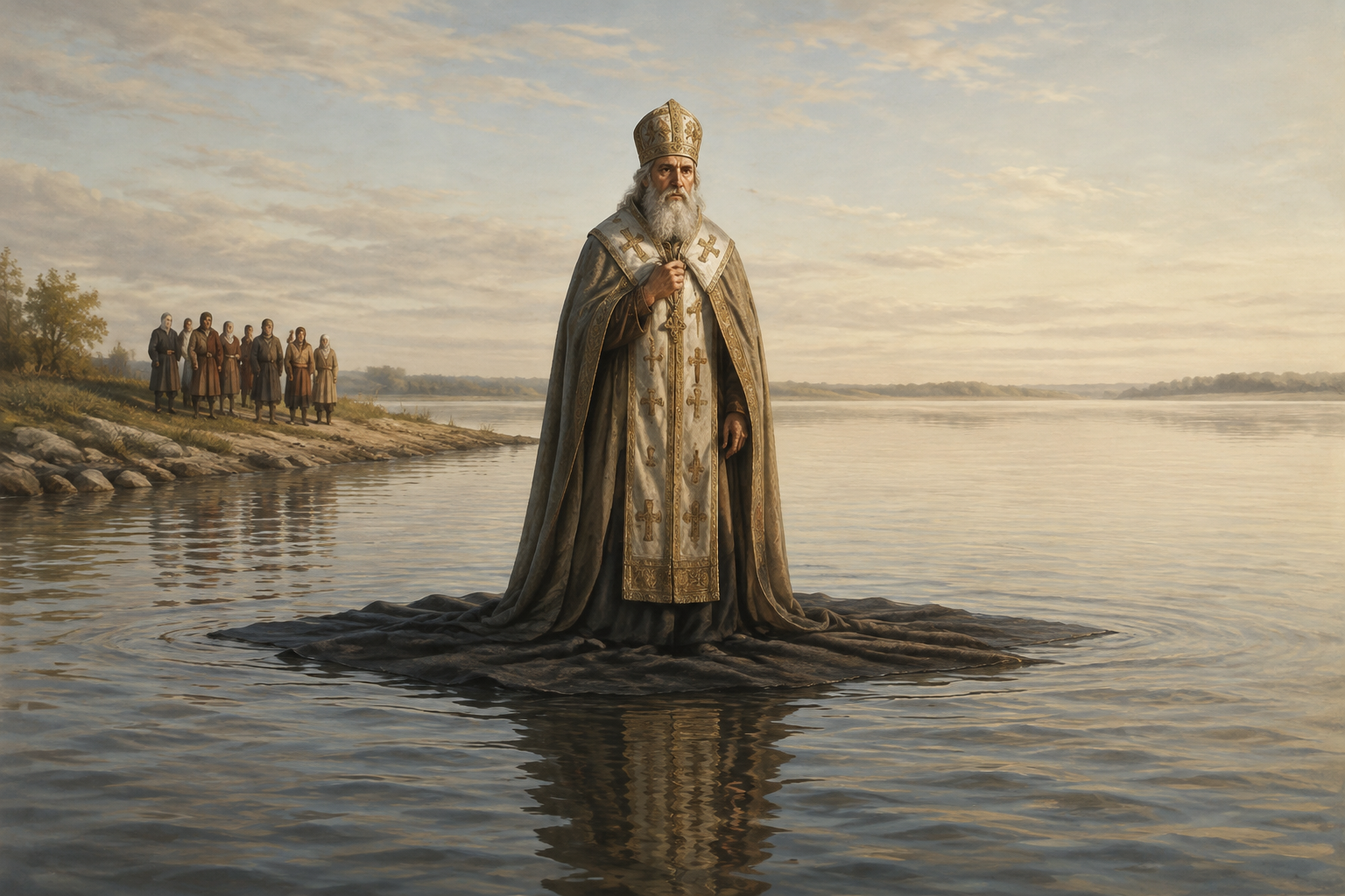 Мантия на воде